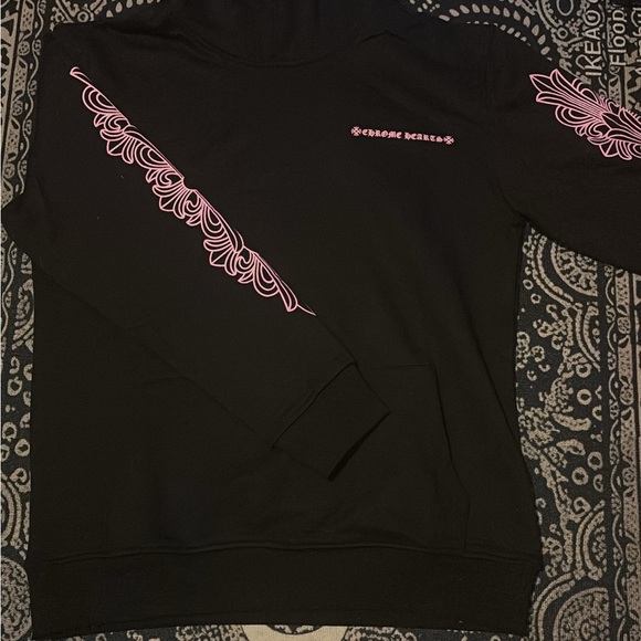 Chrome Hearts Black Pink hoodie 100% authentic. Worn twice. Still has packaging